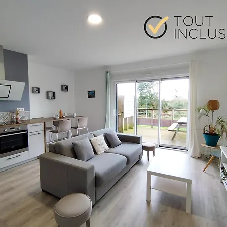 Appartement Roscaroc Enez Ar Beg - T2 Proche Ploudalmézeau